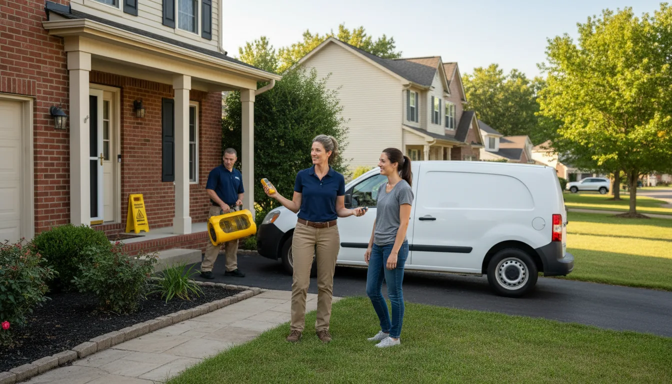 Residential water damage restoration in Brooksville, ME